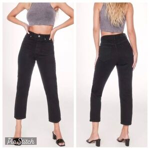 NWT Nasty Gal Organic Denim High Waisted Mom Jeans